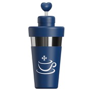 ڑککن کے ساتھ آئسڈ کافی بنانے والا