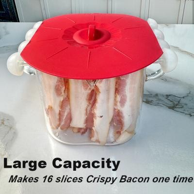 Large Capacity Microwave Bacon Cooking Pot​