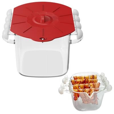 Large Capacity Microwave Bacon Cooking Pot​