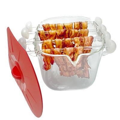 Large Capacity Microwave Bacon Cooking Pot​