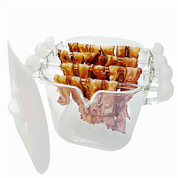 سایڈست وقفہ کاری مائکروویو بیکن گلاس کوکر