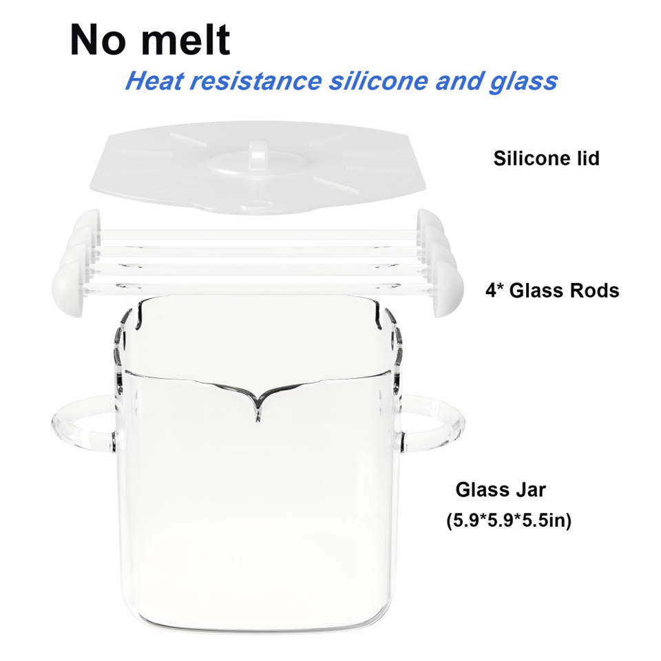 Versatile Microwave Bacon Glass Cooker